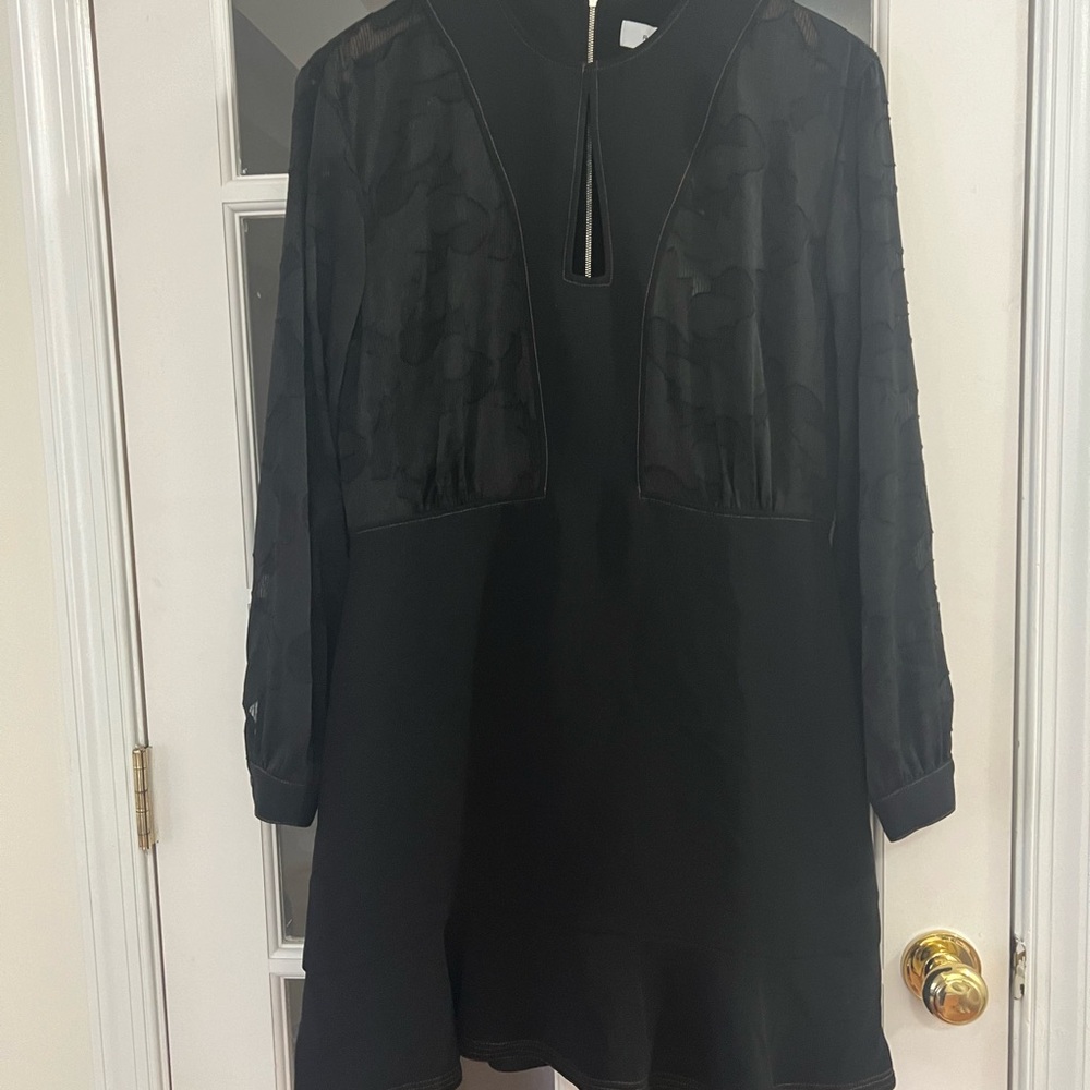 Reiss Pippa stabstich Burnout Dress - Size 10 - NWT - Picture 4 of 13